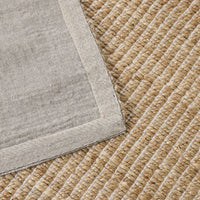 Alhambra Border Jute Rug Wheat 240x300cm