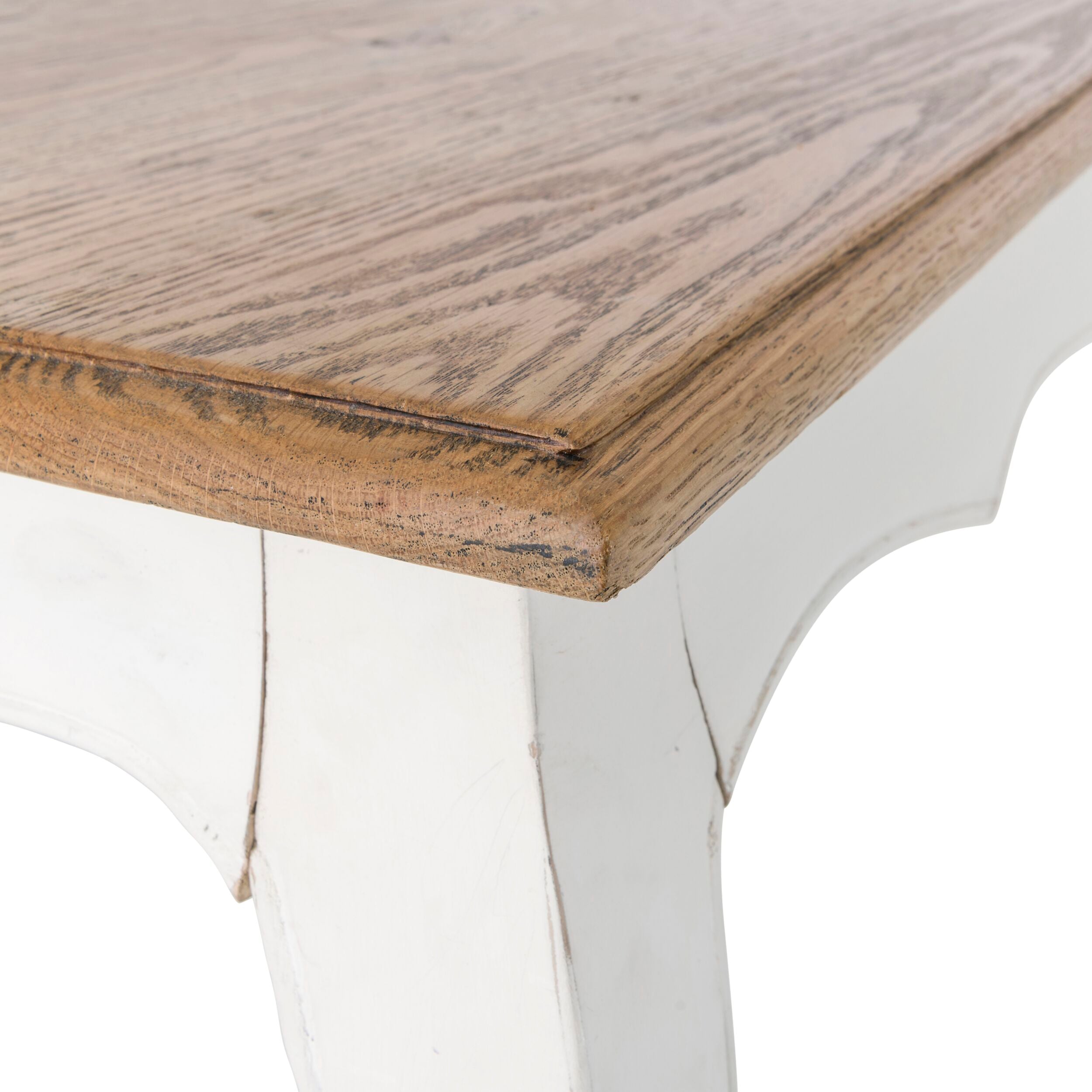 Provincial Oak Dining Table 200cm White Early Settler AU