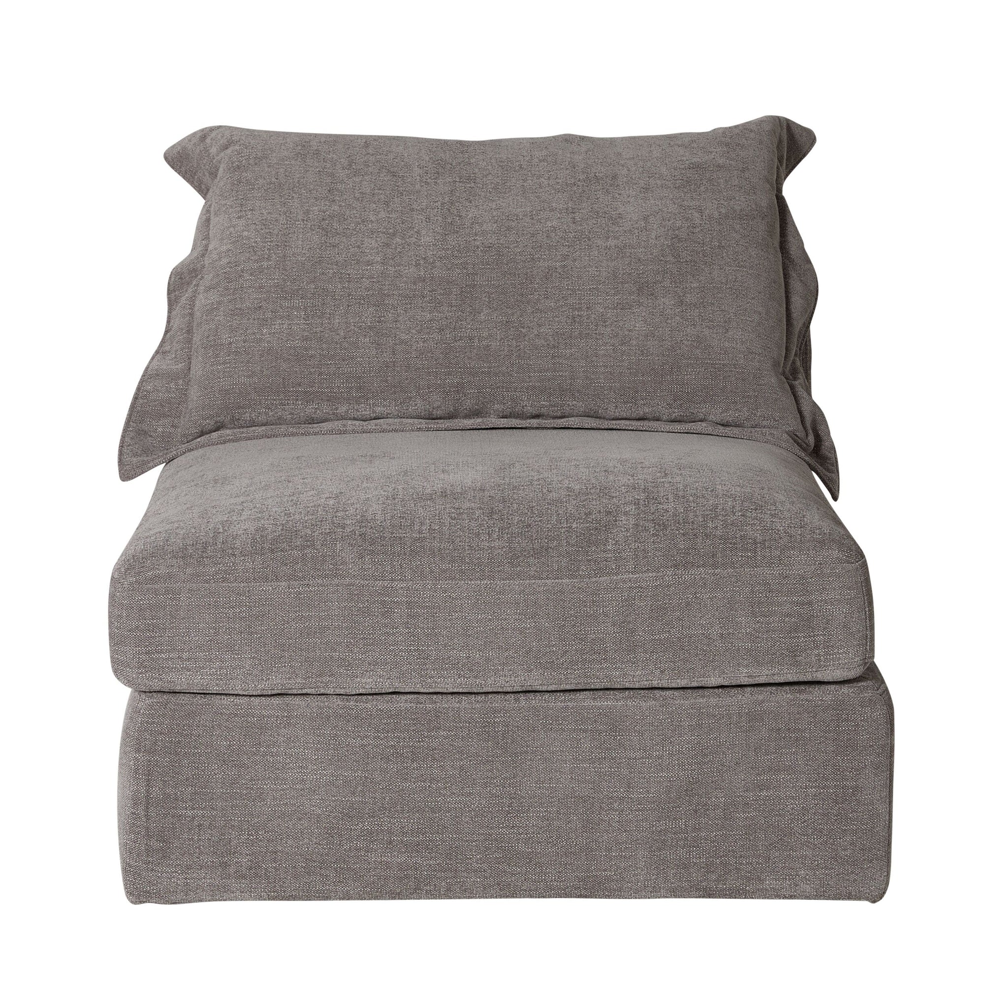 Laze Armless Sofa Twilight Grey