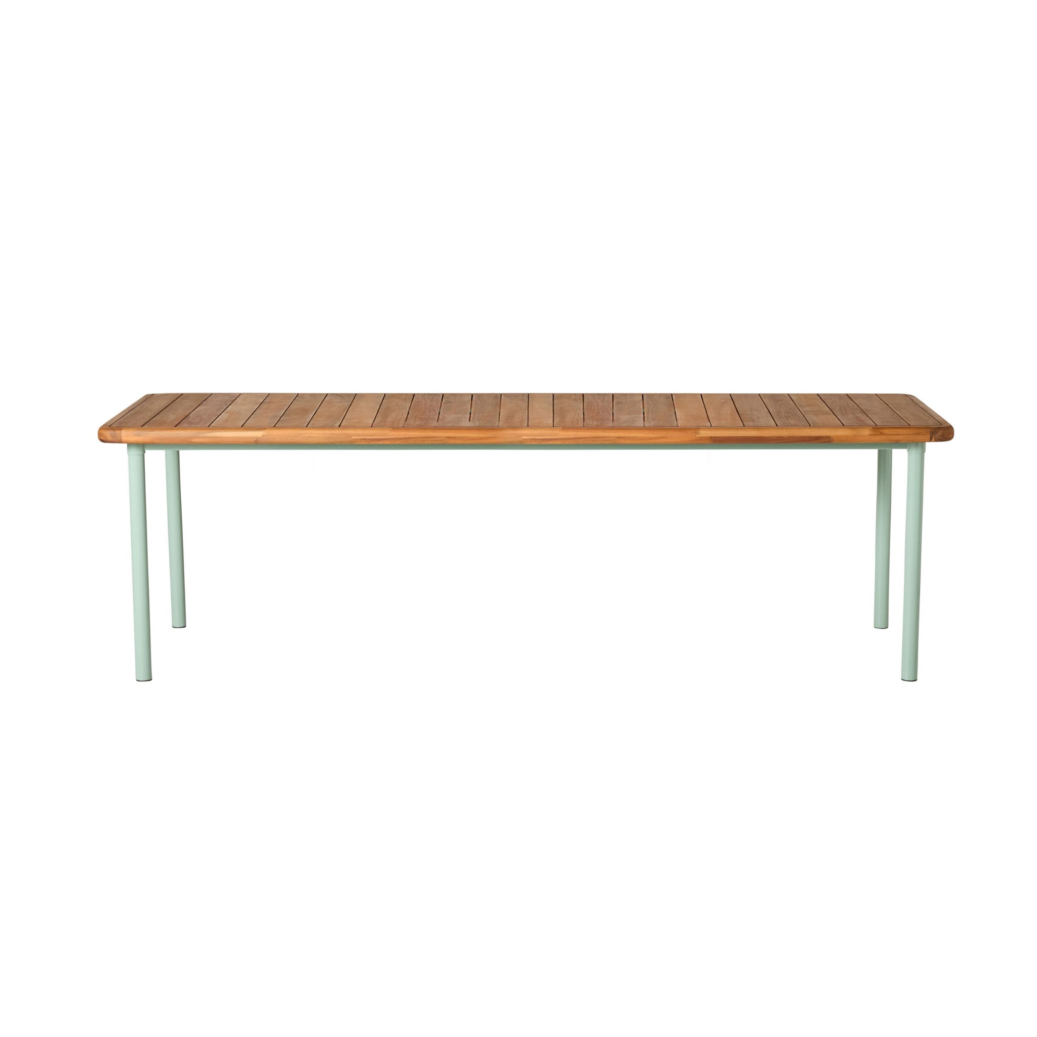 Ellie Outdoor Dining Table 260cm Smoke Green