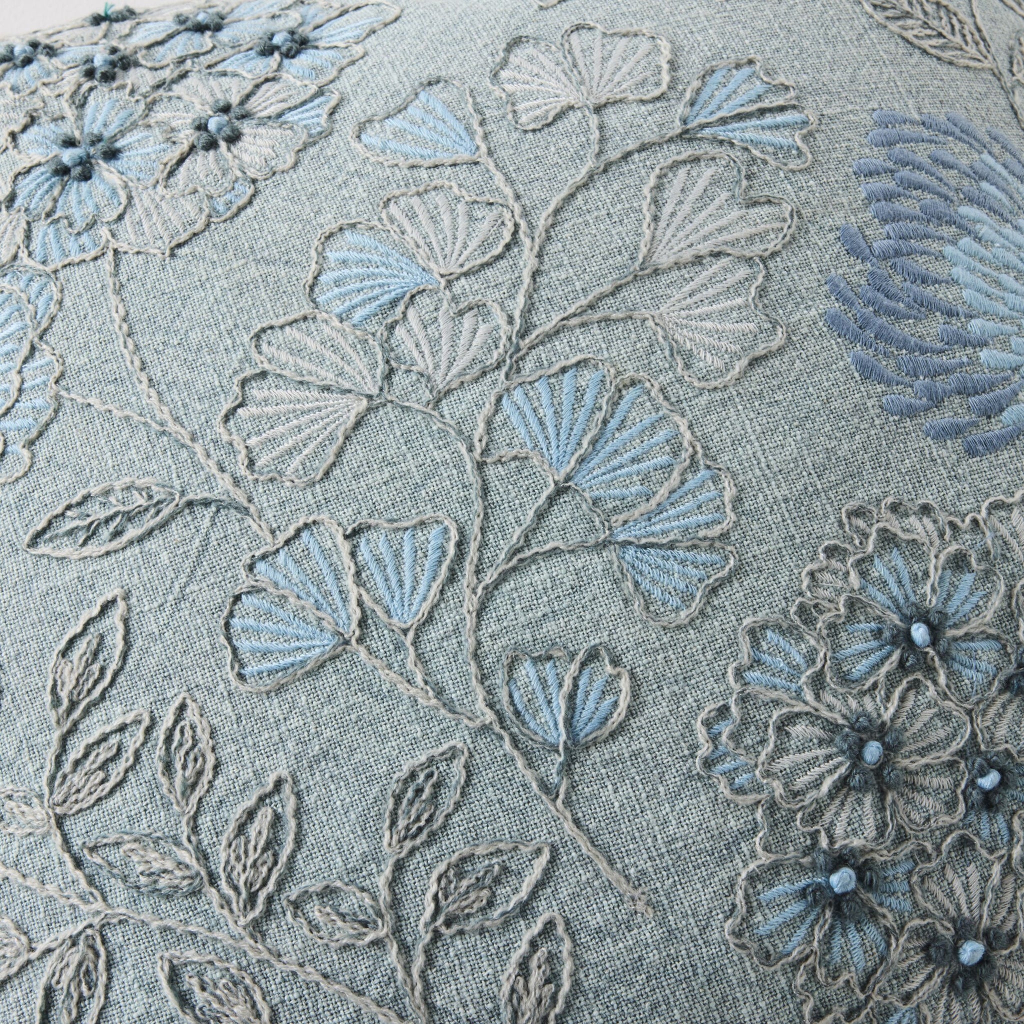 Stitch Bluesy Bouquet Cushion 50x50cm