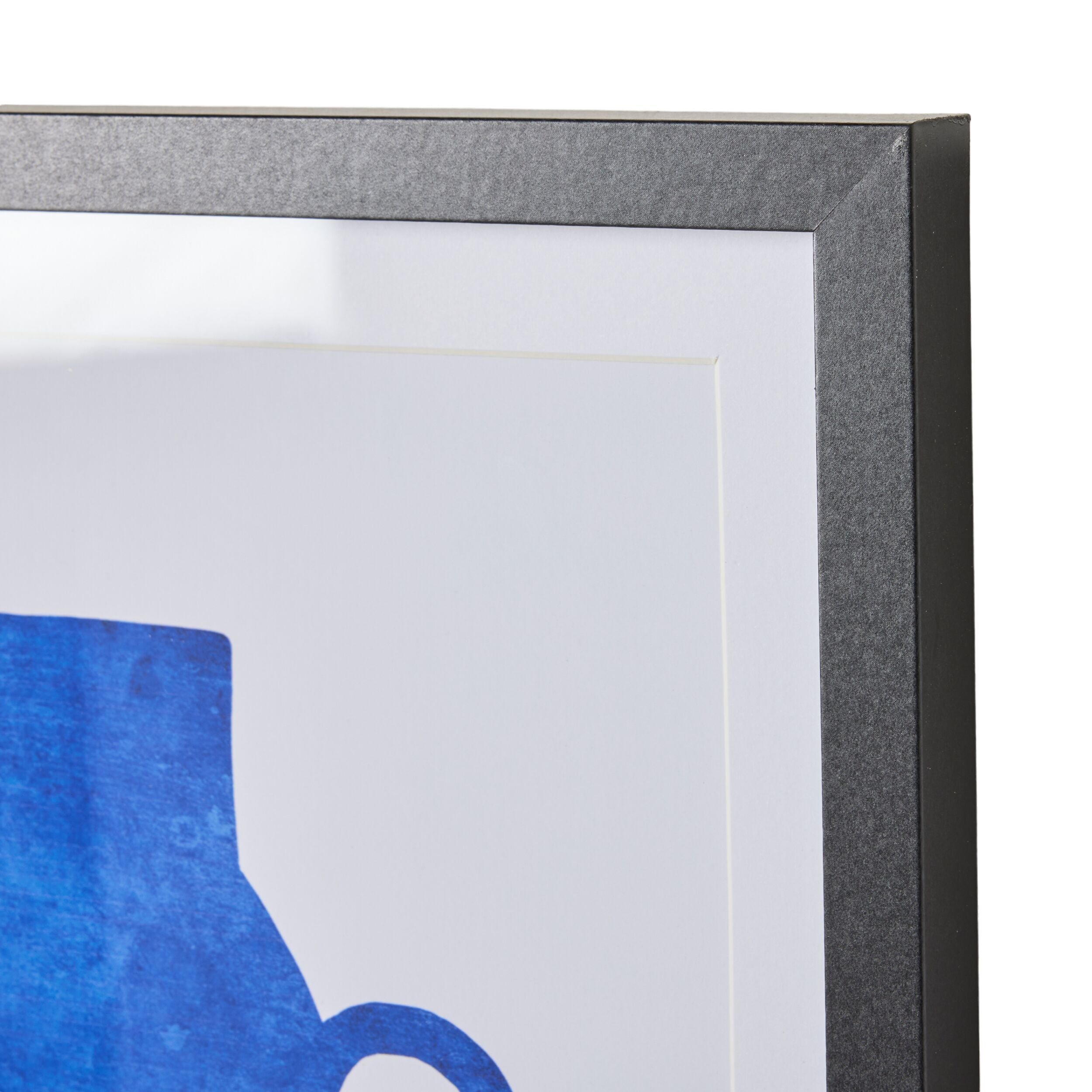 Vase in Blue Framed Print 30x40cm