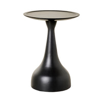 Jindi Round Side Table Black 38 x 51 x 38cm