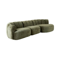Solstice 3 Seater Sofa Forest Green