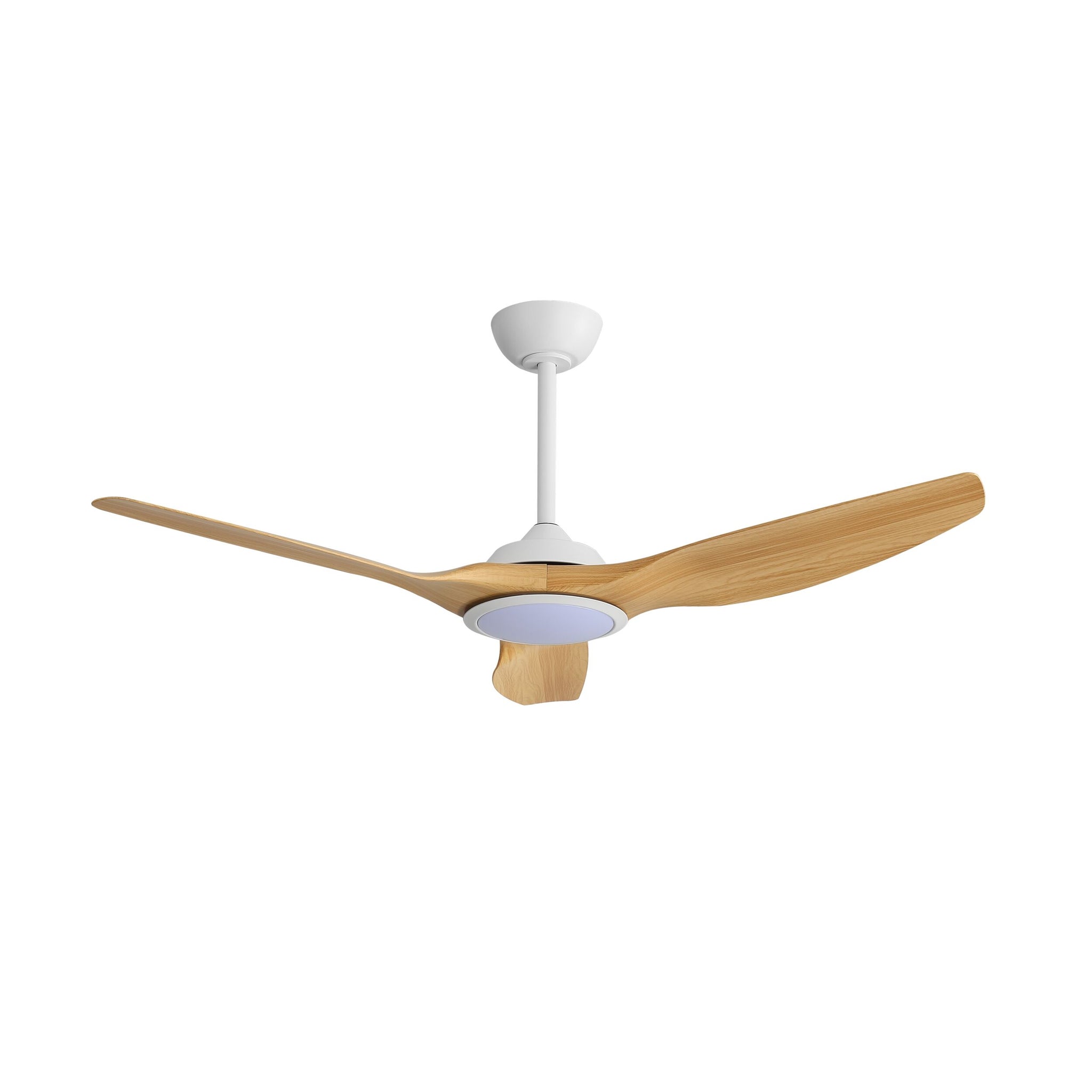 Harbour 132cm Indoor DC Fan - White with Natural ABS Blades