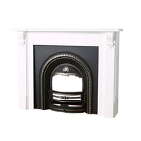 Belford Freestanding Mantel White 144cm