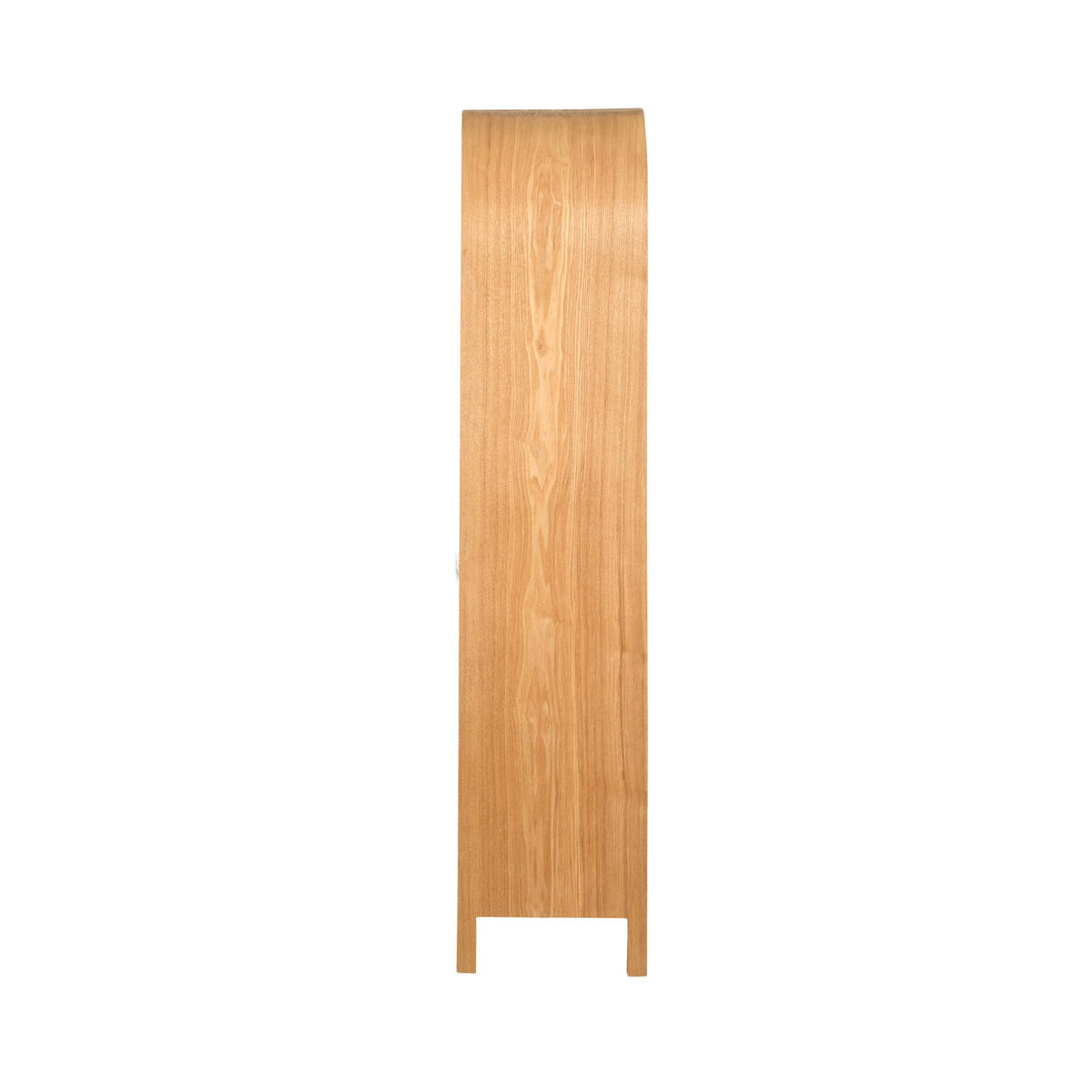 Paige Curved Bookshelf Natural