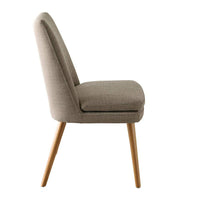 Aura Fabric Dining Chair Grey