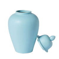 Kylix Ginger Jar Sky Blue Gloss 46cm