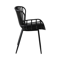 Lini Outdoor Dining Chair Black