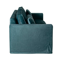 Huxley 3.5 Seater Luxe Velvet Sofa Emerald Green Custom C-003