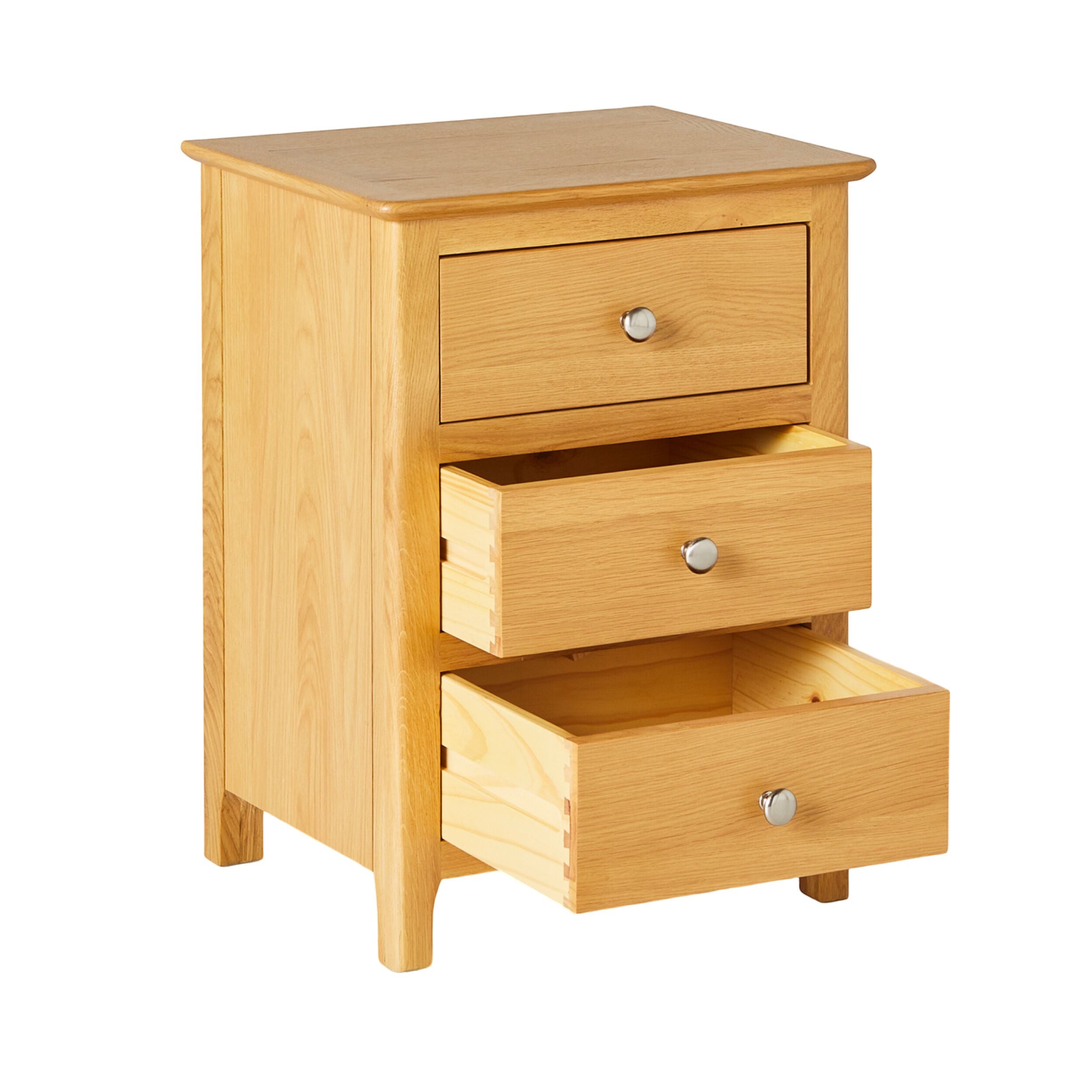 Oakton 3 Drawer Bedside