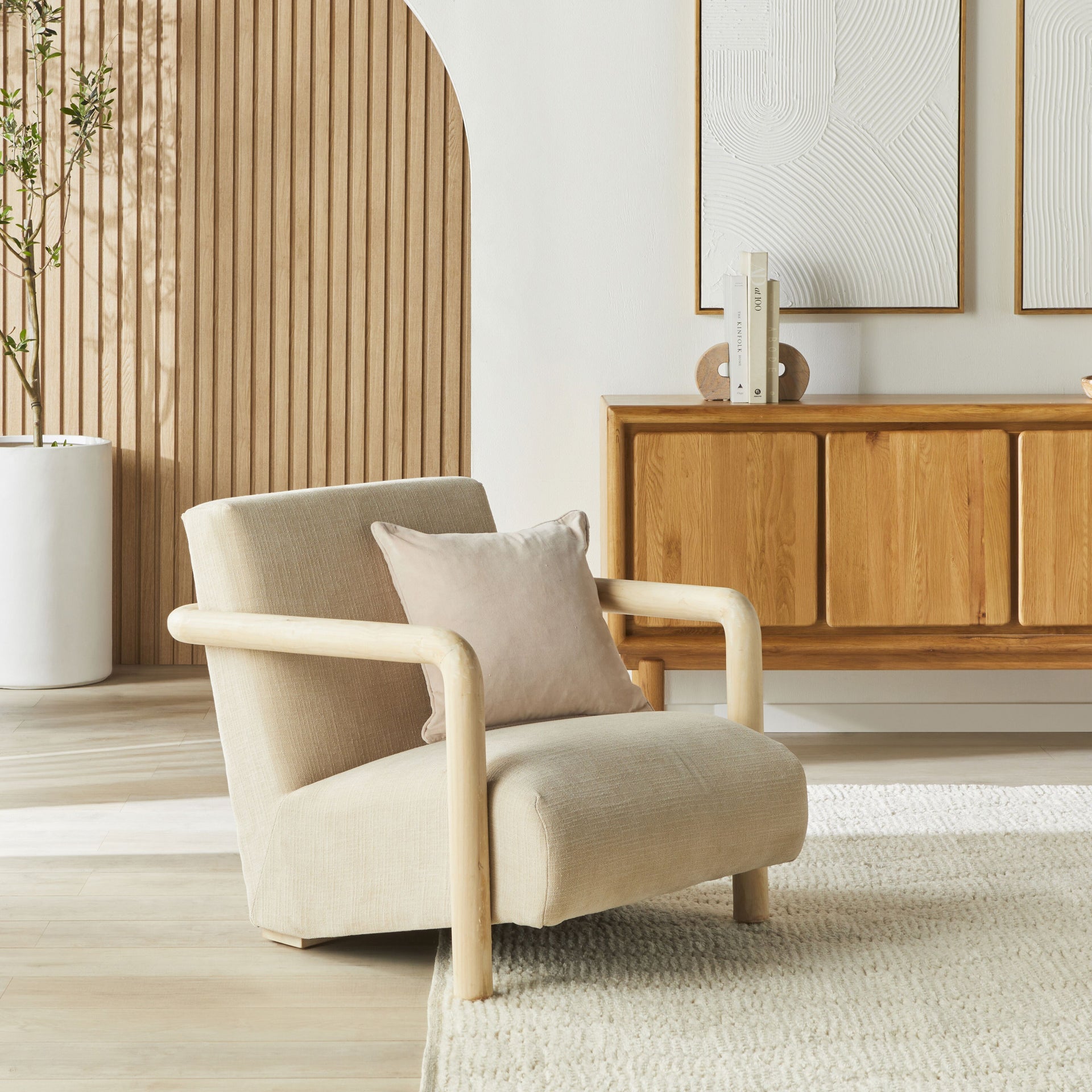 Gia Occasional Chair Solace Oat – Early Settler Australia