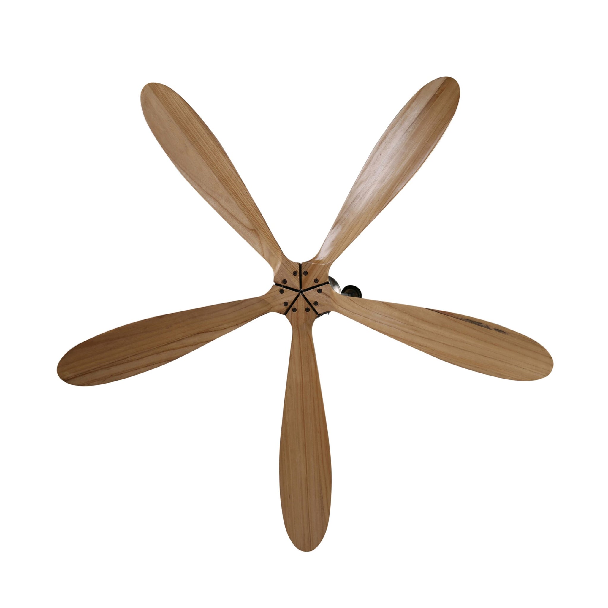 Noumea Indoor DC Ceiling Fan with Remote - Natural Timber 152cm