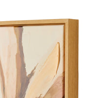 Sunburnt Protea Framed Canvas Print 100x100cm