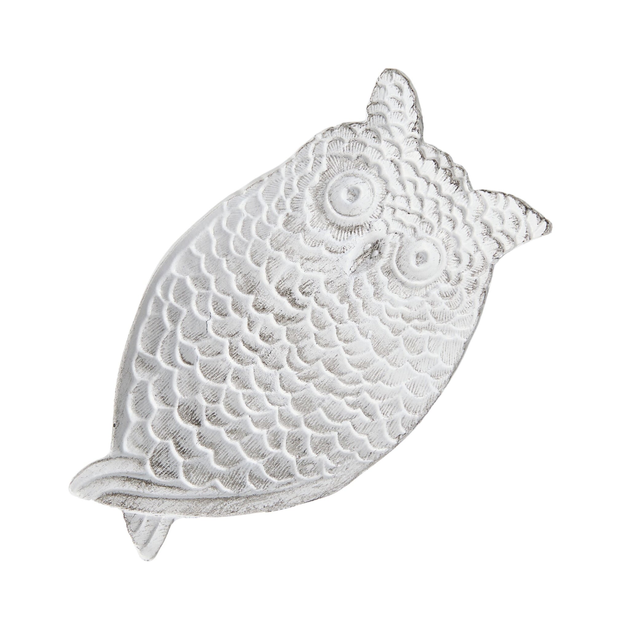 Snowy Owl Trinket Dish 13.6x8x2cm
