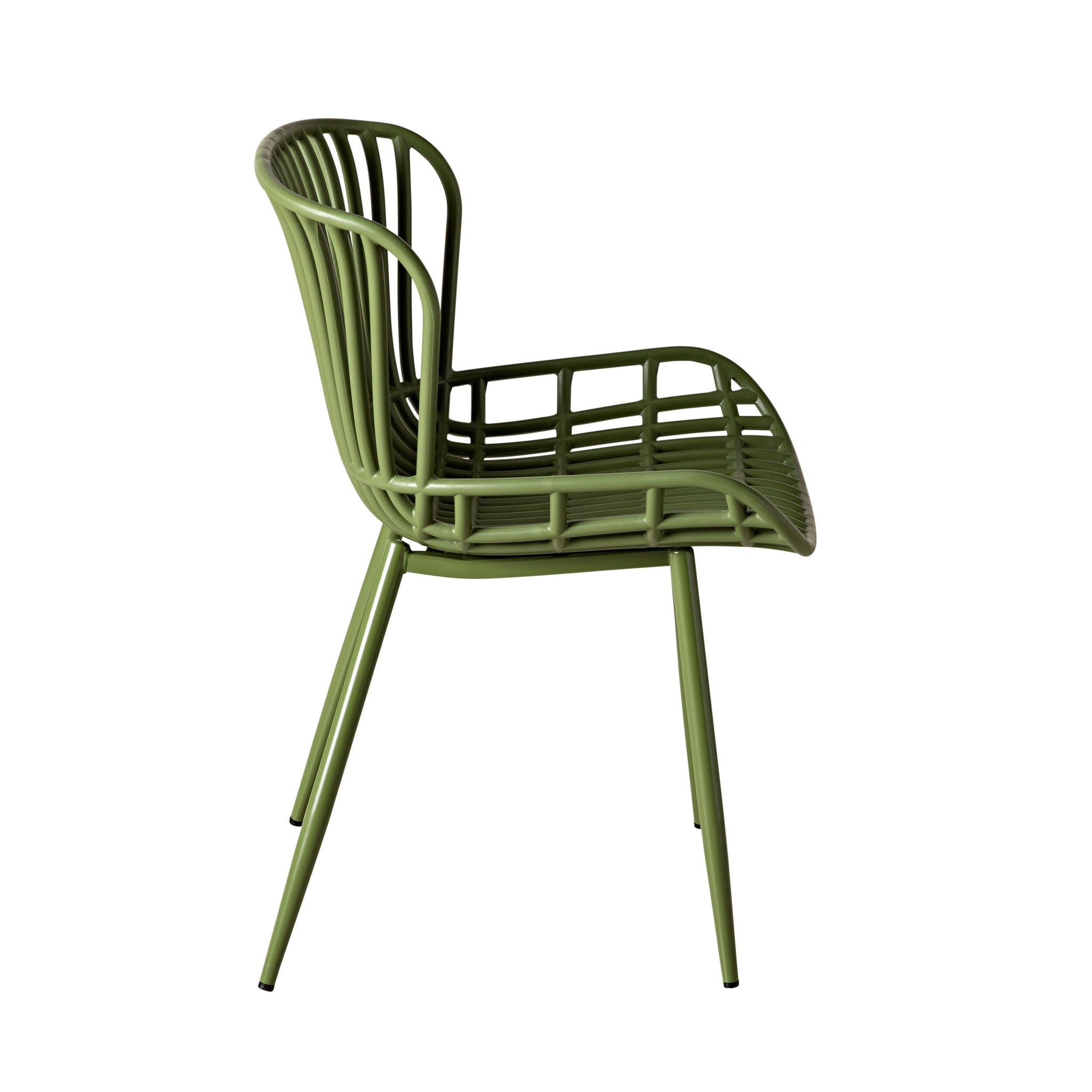 Lini Outdoor Dining Chair Khaki Green
