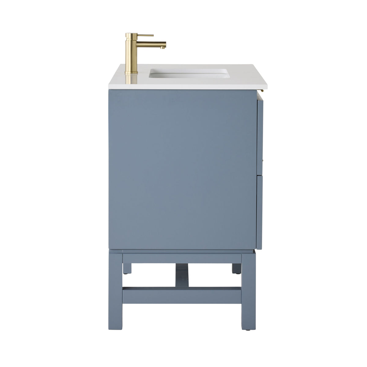 Lennox Single Vanity Slate Blue 940mm