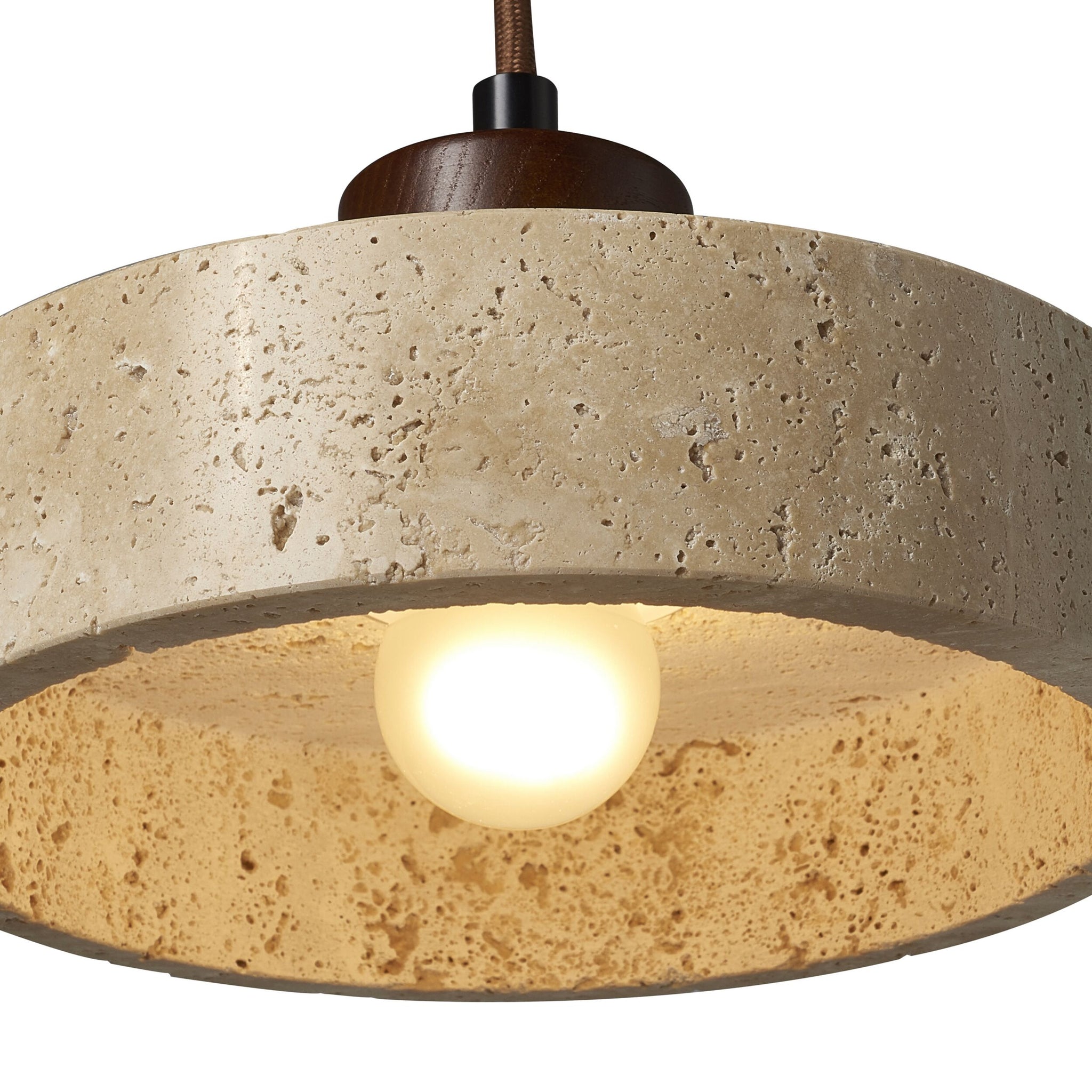 Rayla Travertine Pendant 21x17cm