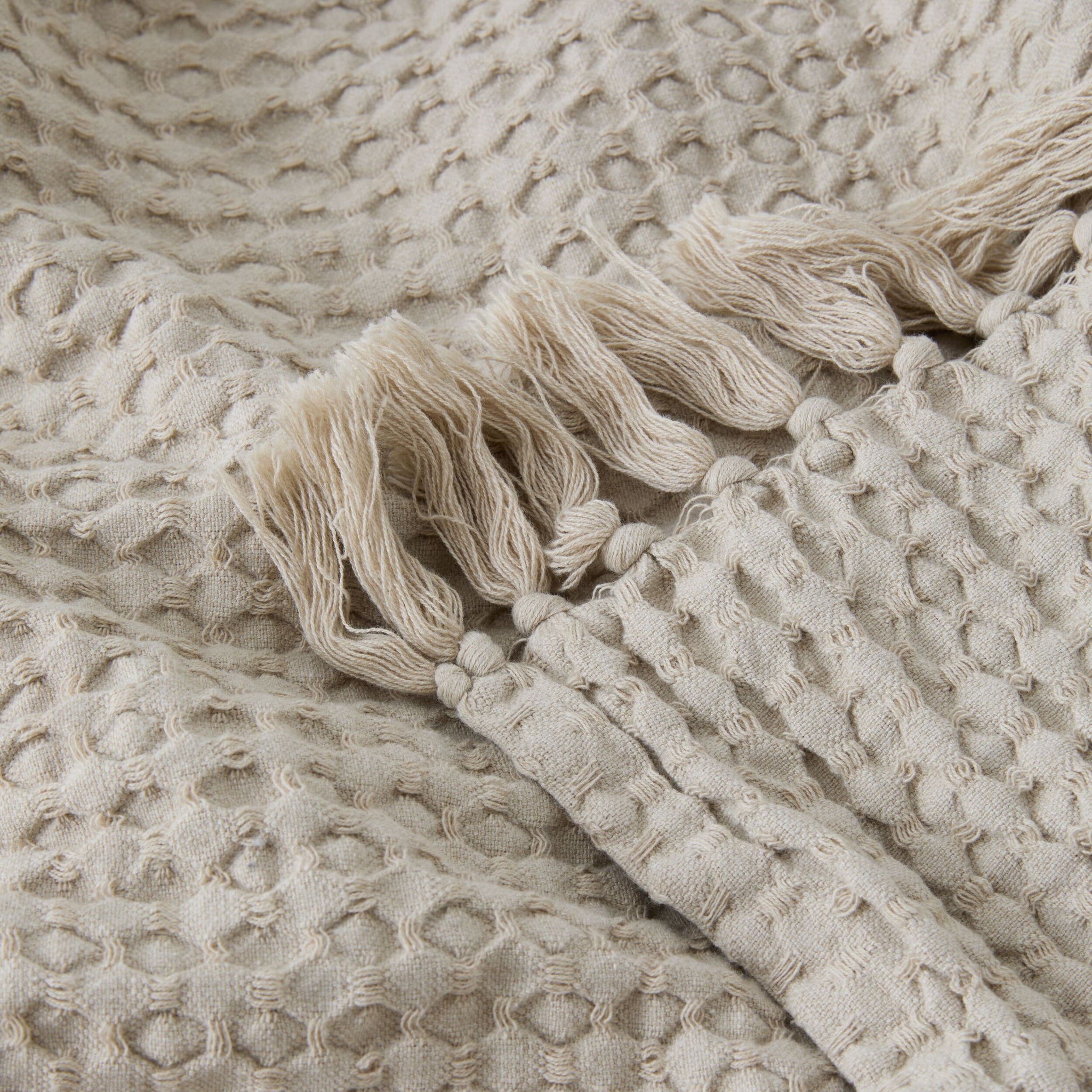 Whisper Waffle Throw Natural