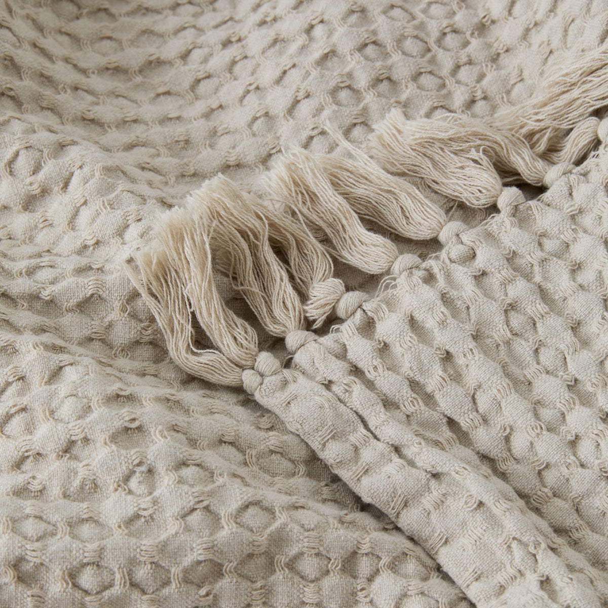Whisper Waffle Throw Natural