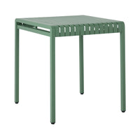 Tomi Aluminium Dining Table 70cm Moss Green