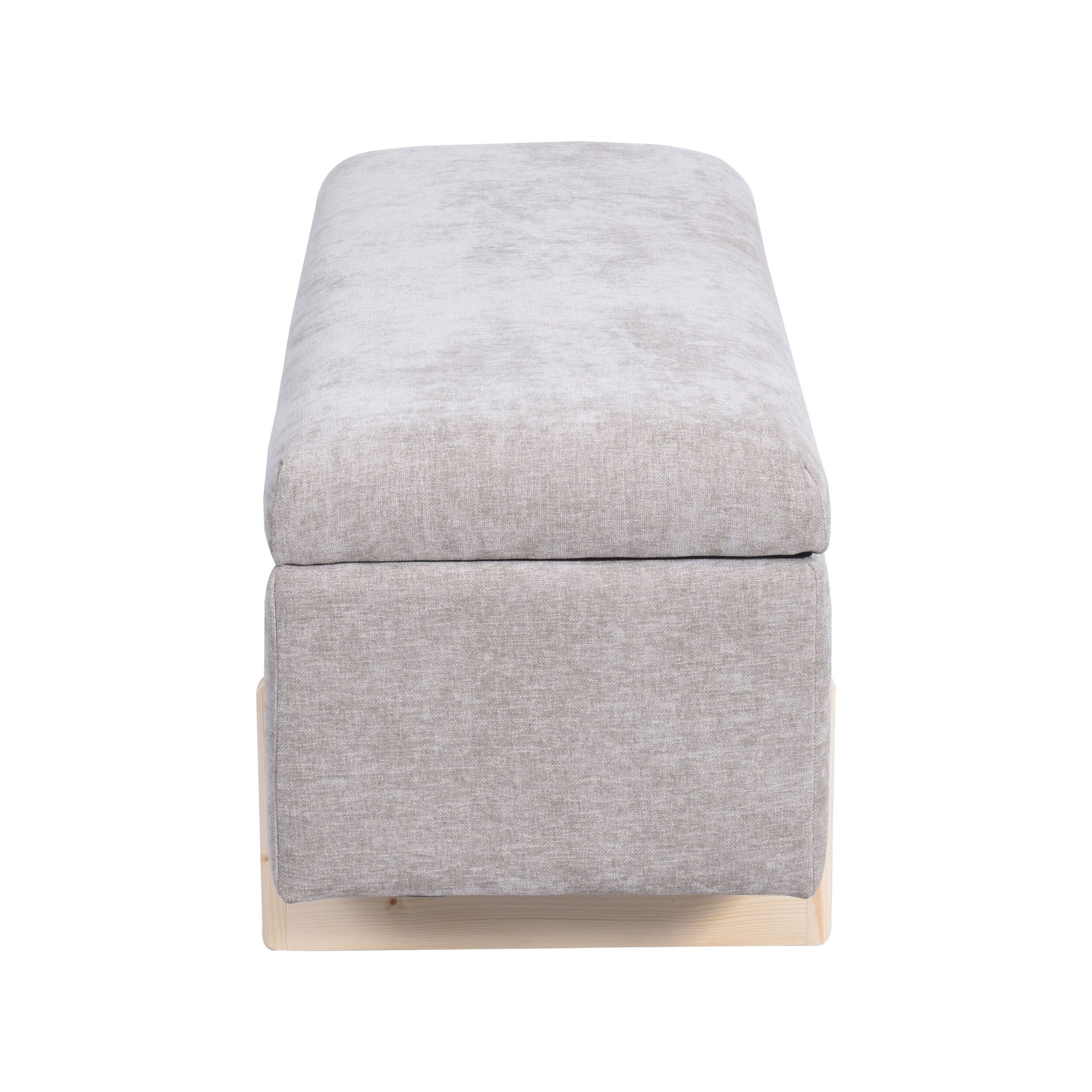 Sara Storage Bench Flax Taupe