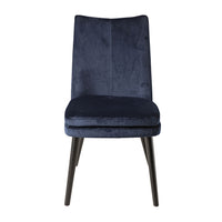 Aura Velvet Dining Chair Indigo Blue