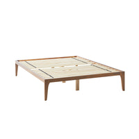 Vincent Double Bed Base Walnut