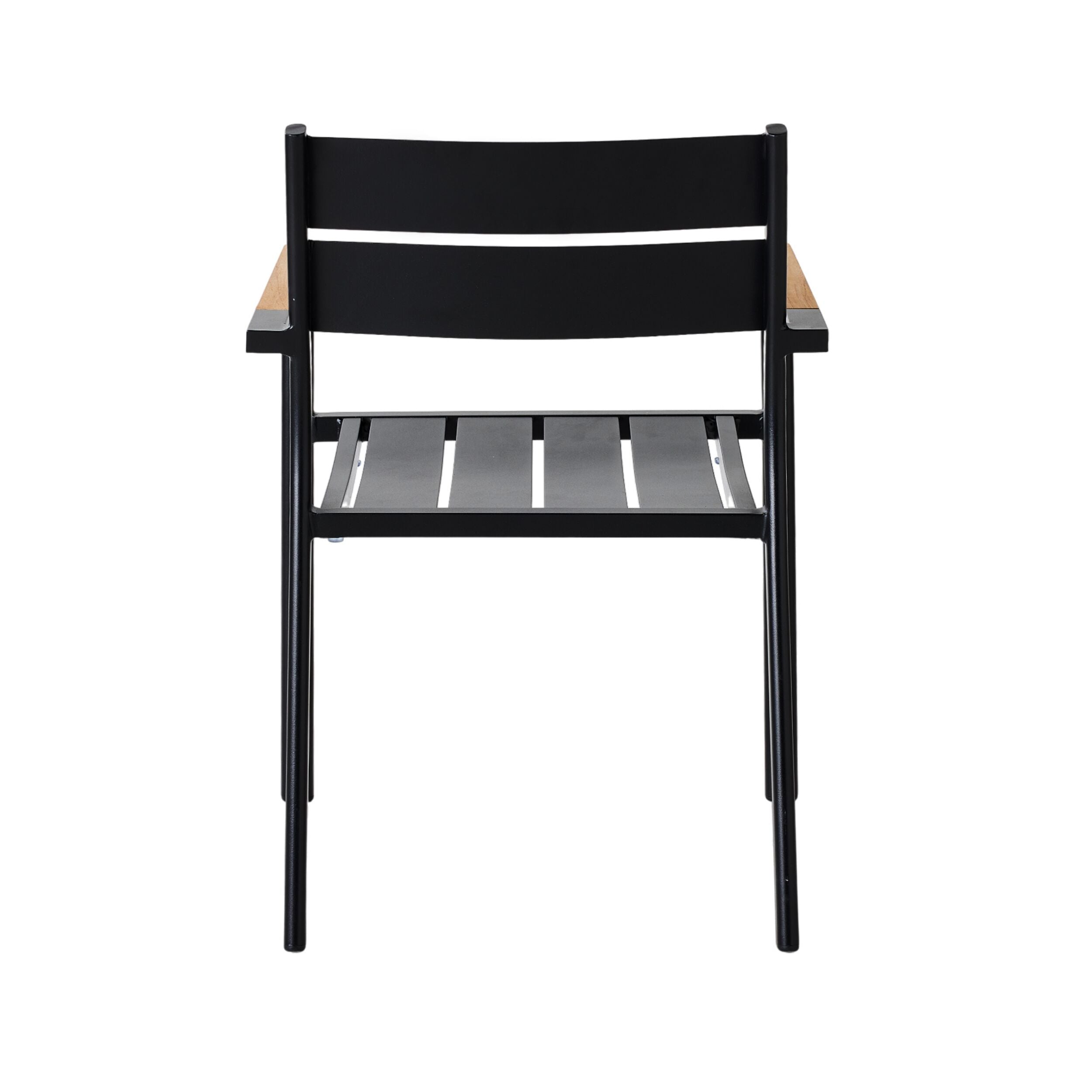 Caden Aluminium Dining Chair Black