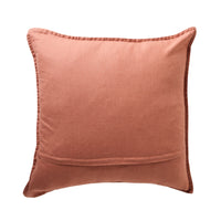 Hamptons French Linen Cushion Terracotta 50x50cm