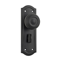 9632P Door Knob Kensington Privacy Pair Matte Black H175xP57xW58mm