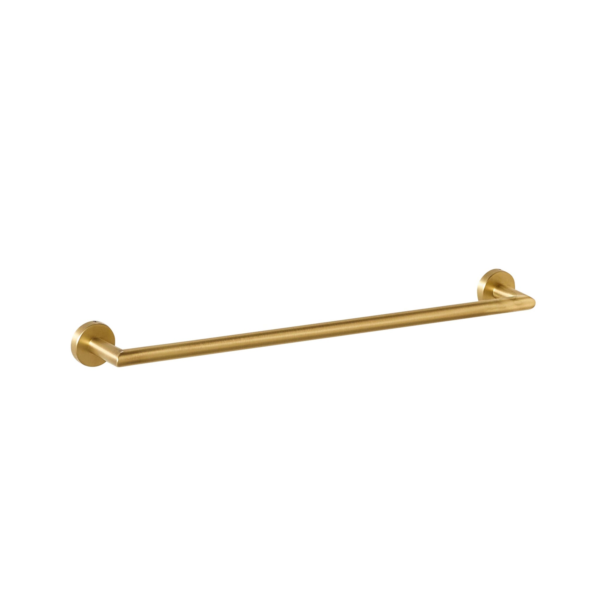 Harper Single Towel Rail 60cm Brushed Brass
