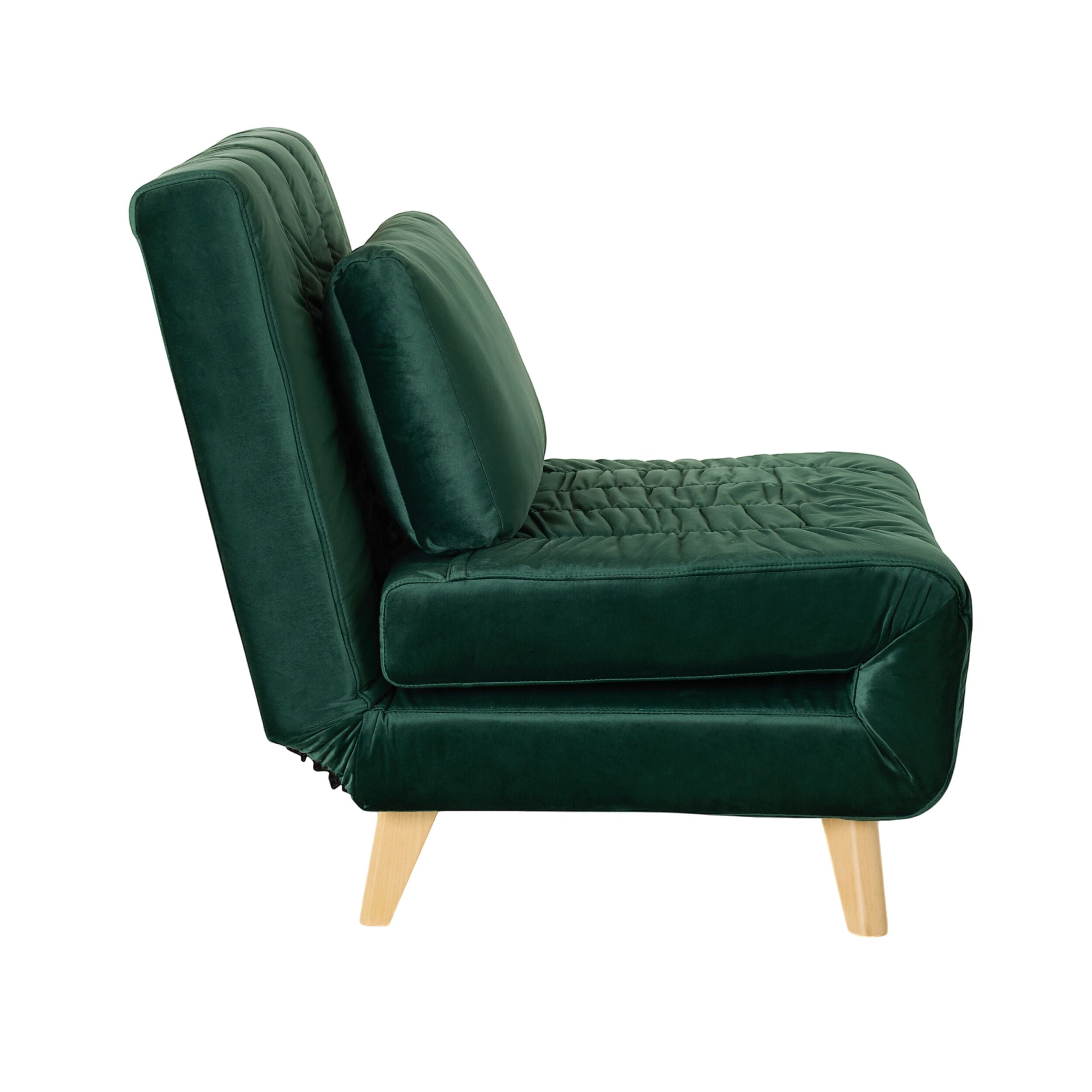 Stradbroke Single Sofa Bed Emerald Green