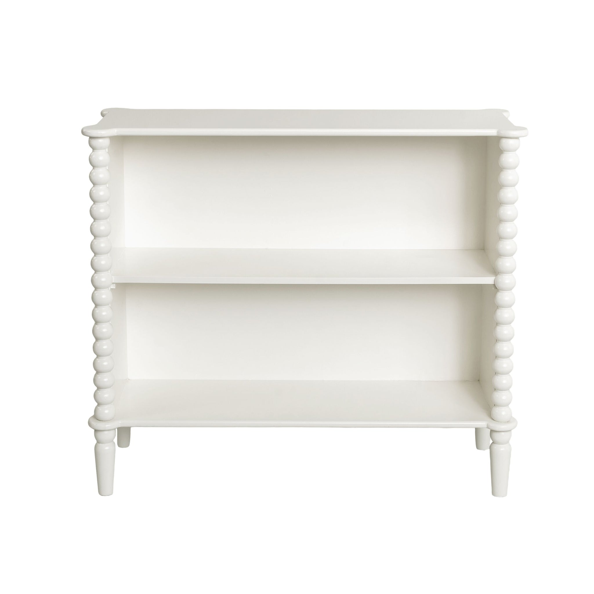 Maisie Small Bookcase White 90x80cm