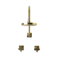 Kason Shower Set Brushed Brass