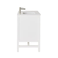 Liam Single Vanity White 940mm