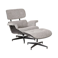 Replica Eames Lounge Chair and Ottoman Pepper