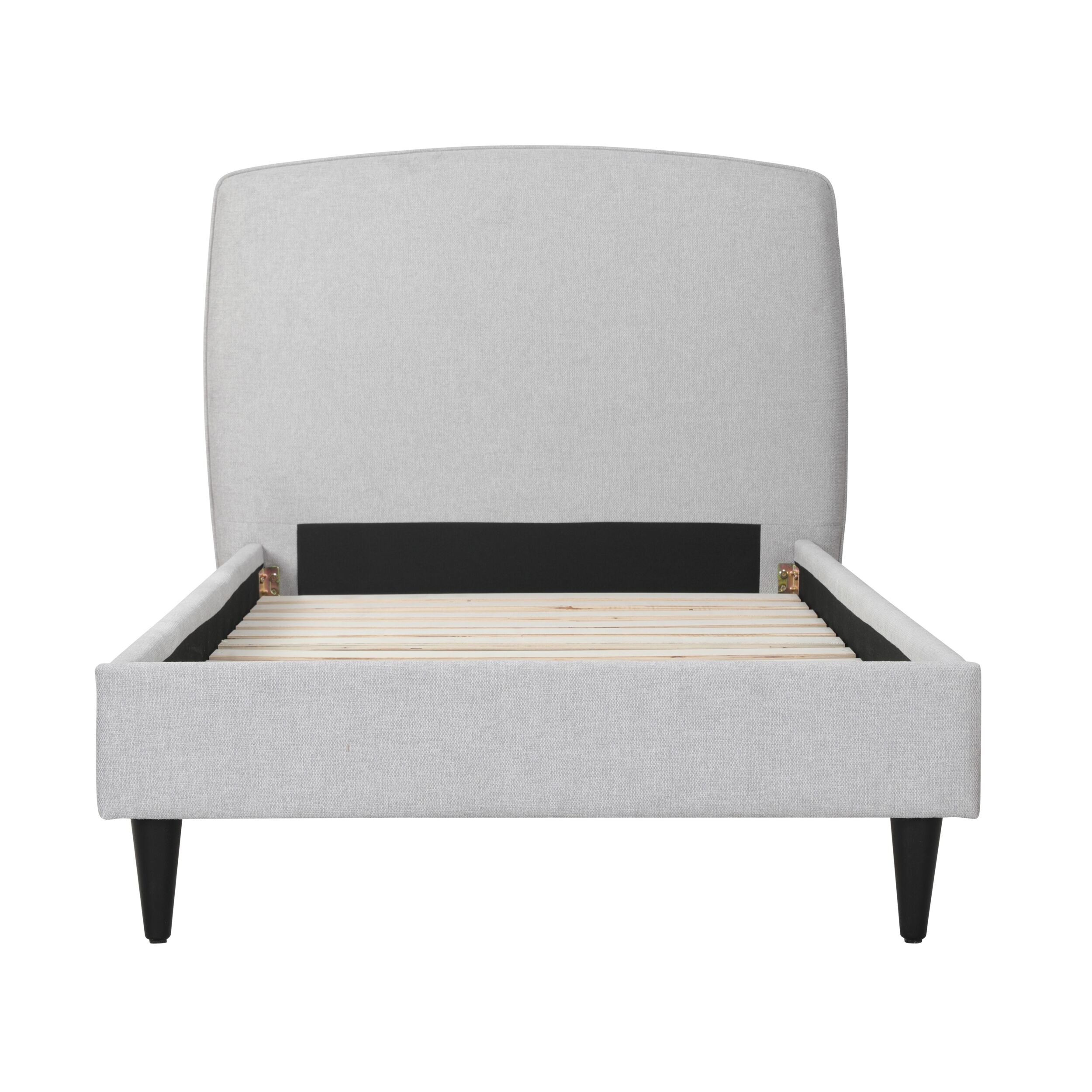 Riley Single Bed Light Grey