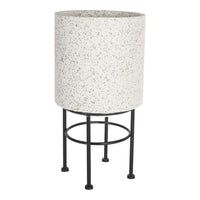 Terrazzo Look Plant Stand Small 44.5x23cm