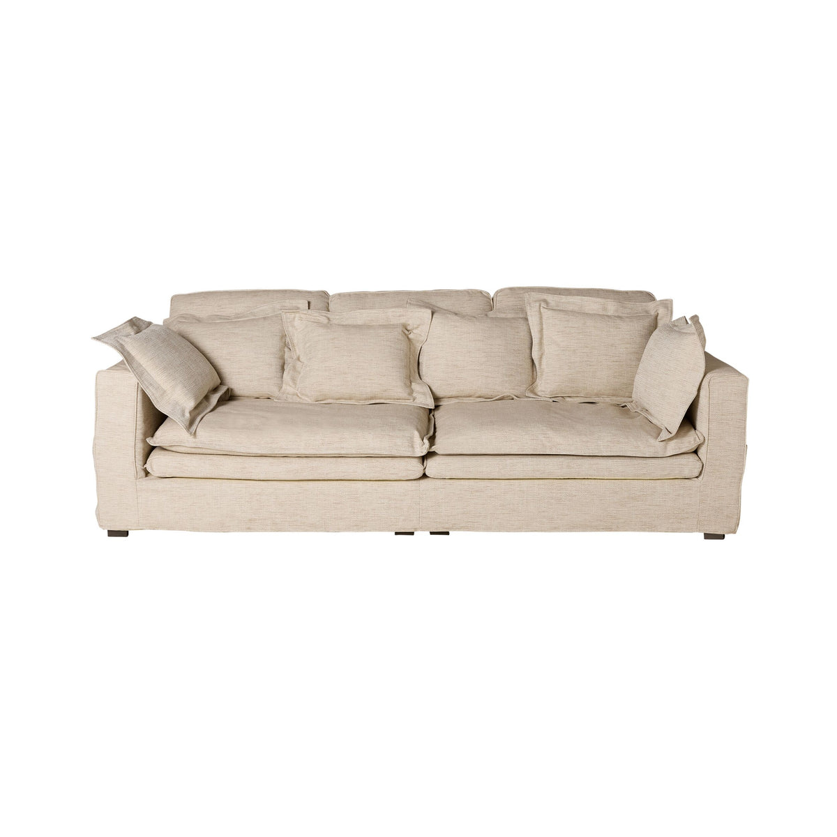 Slouch 3 Seater Sofa Natural Weave