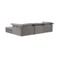Laze Modular Chaise Sofa Twilight Grey