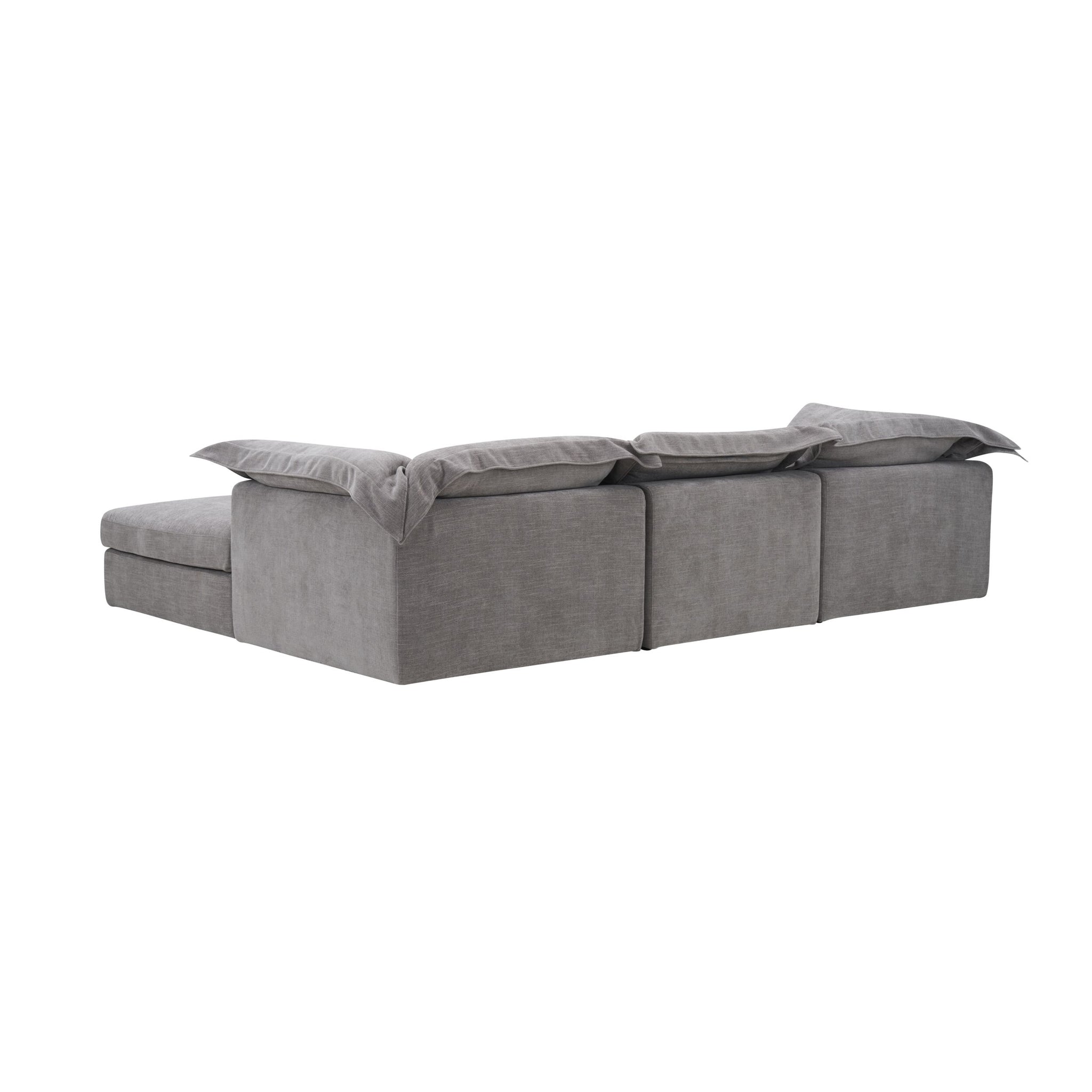 Laze Modular Chaise Sofa Twilight Grey