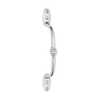 1490 Pull Handle Offset Banded Chrome Plated H180xP41mm