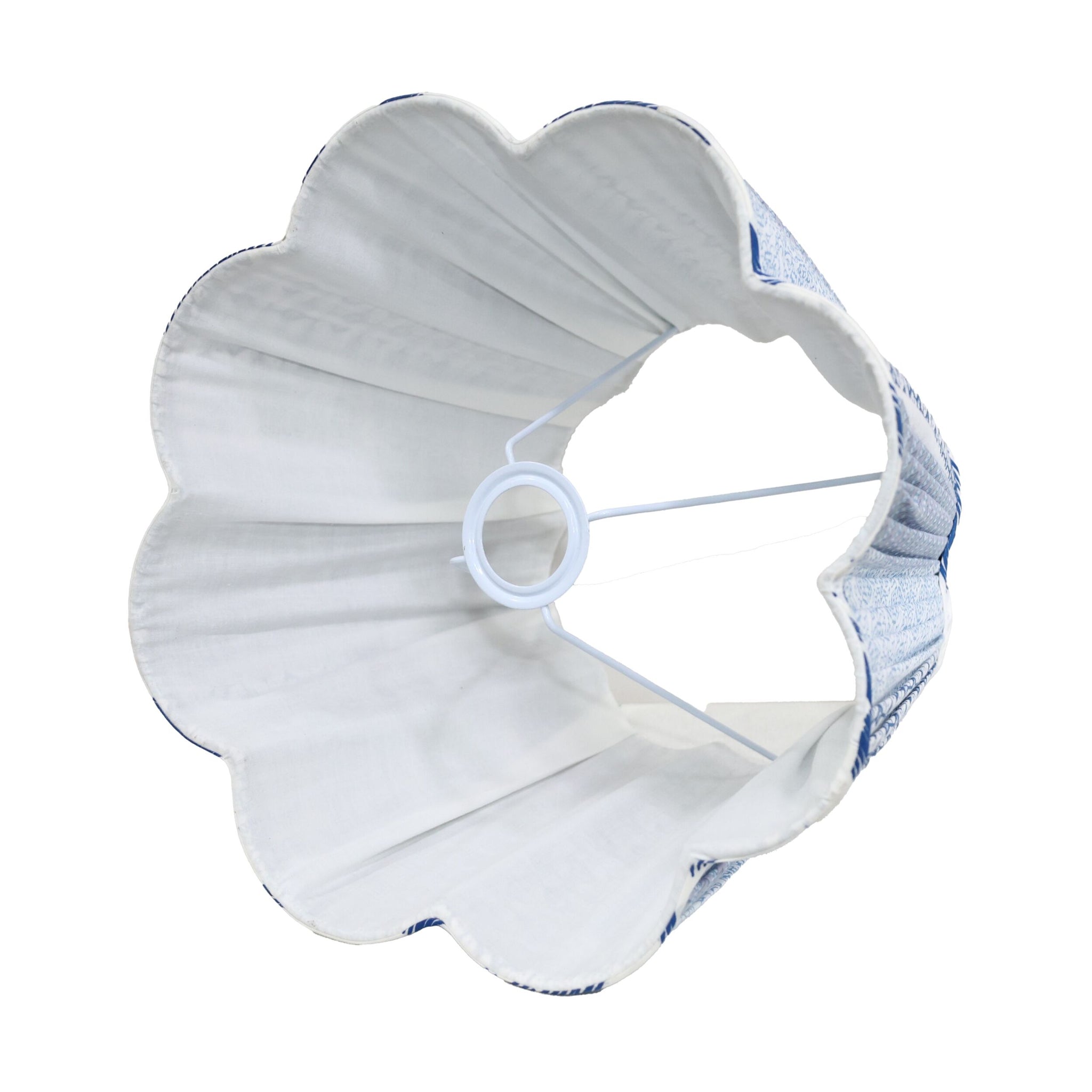 Loni Scallop Tapered Shade Denim Blue 36cm