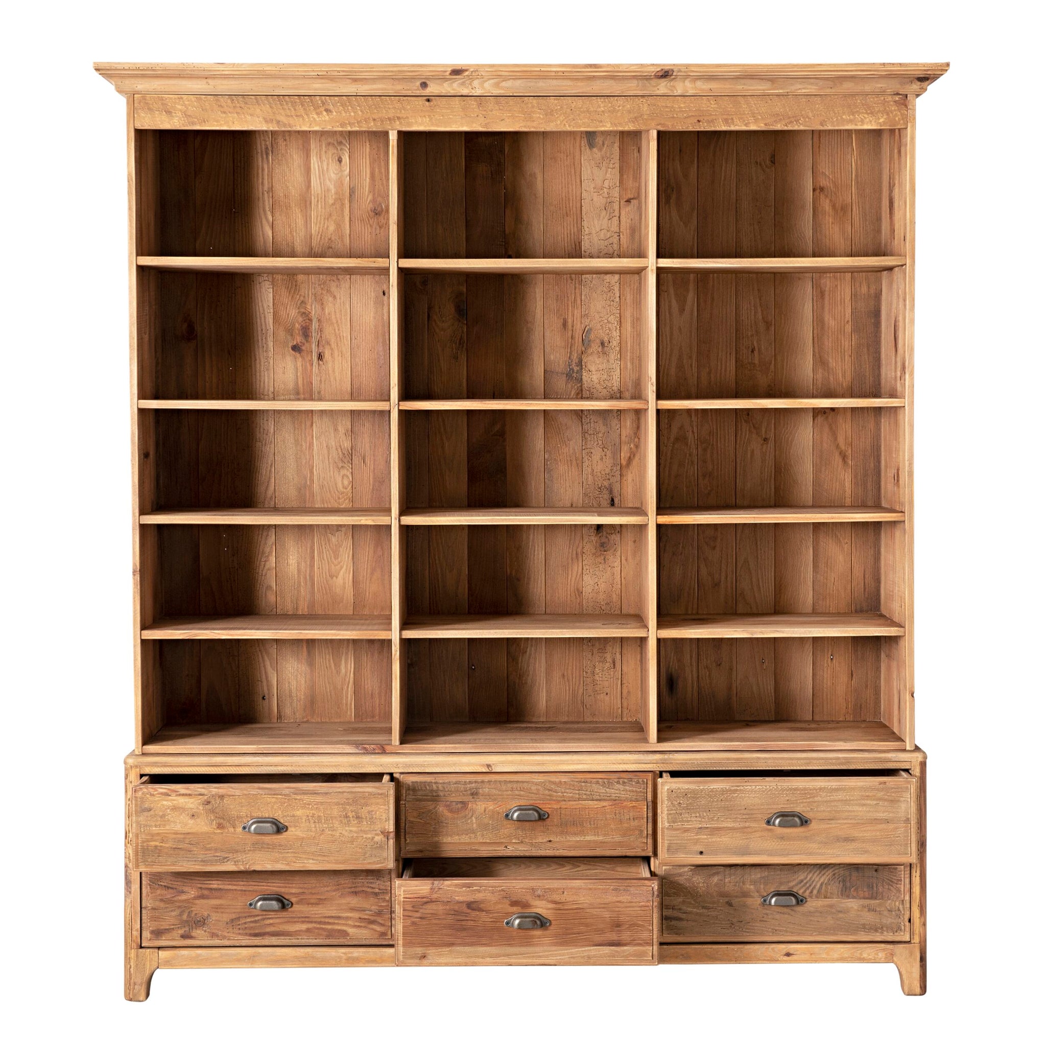 Kalise 6 Drawer Library Shelving Unit