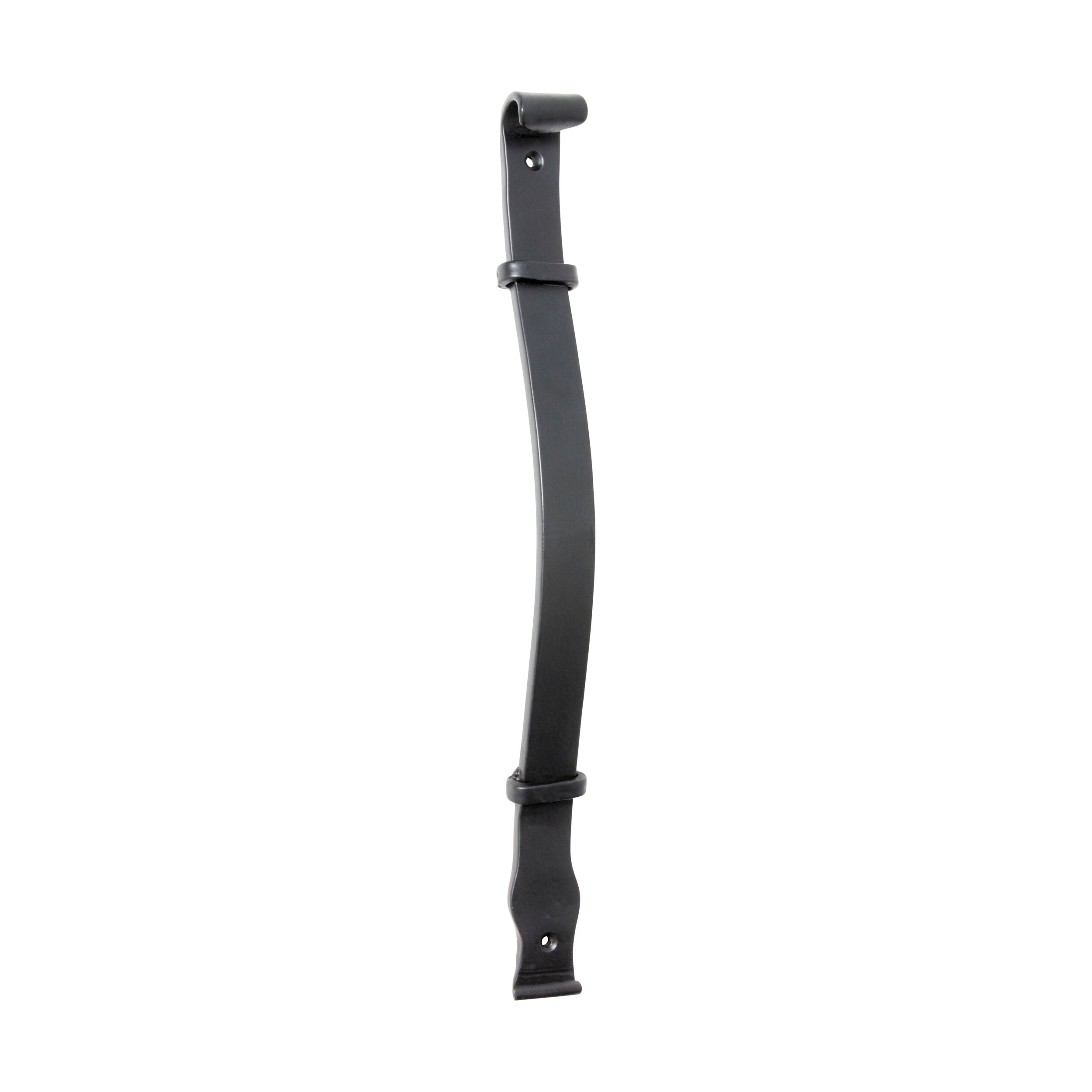 1925 Pull Handle Iron Strap Matte Black H510xP55mm