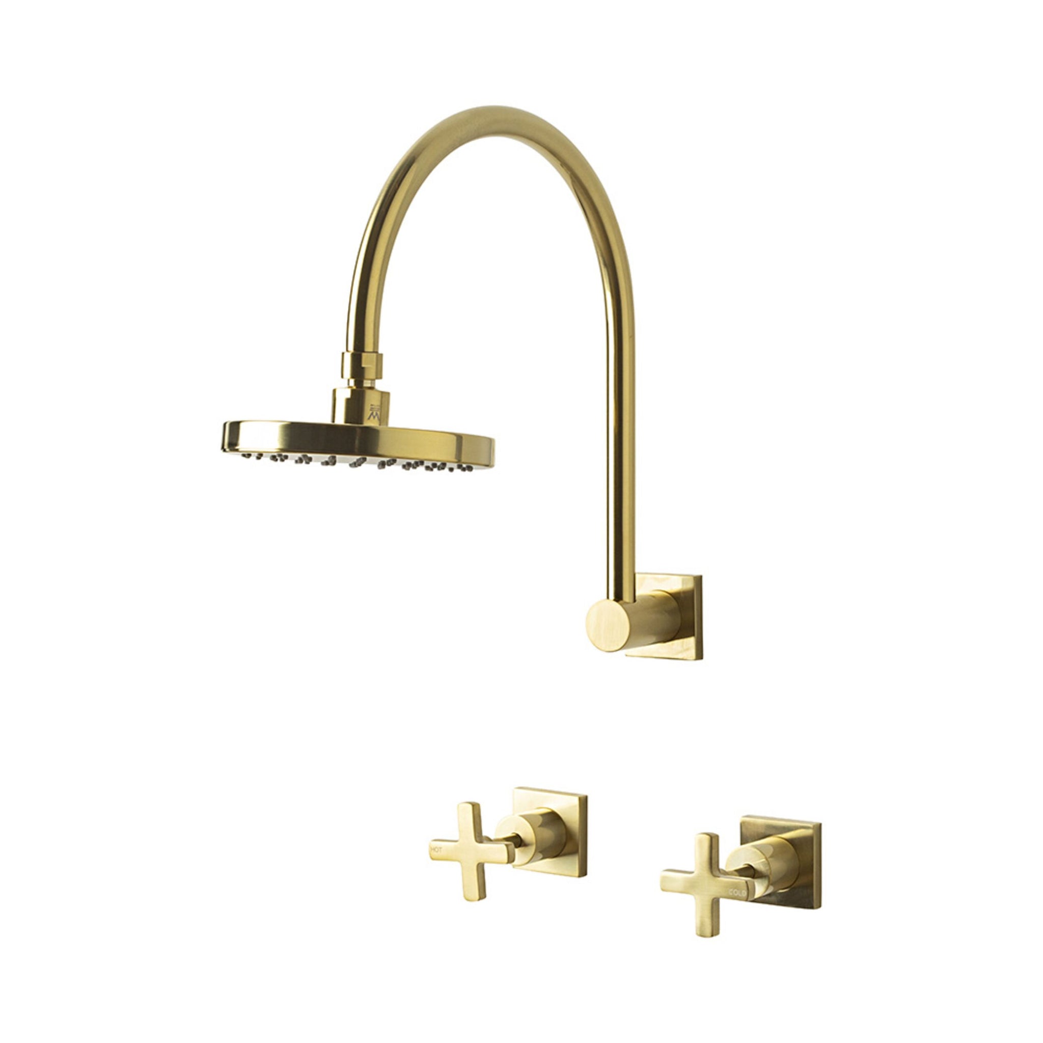 Kason Shower Set Brushed Brass