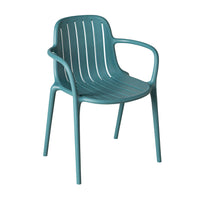 Blanka Dining Arm Chair Marine Blue