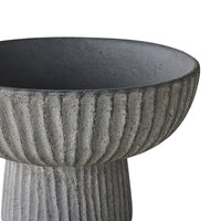 Ortiz Ribbed Pedestal Bowl